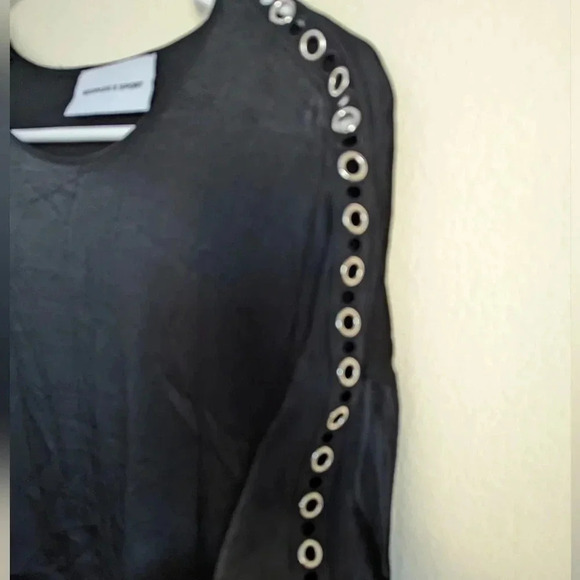 Kooples black grommet top - Picture 4 of 8
